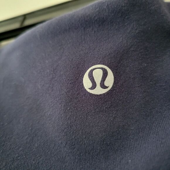 Lululemon Sashiko Wunder Under Crop Pants 6 Navy Blue Camo - Picture 4 of 6